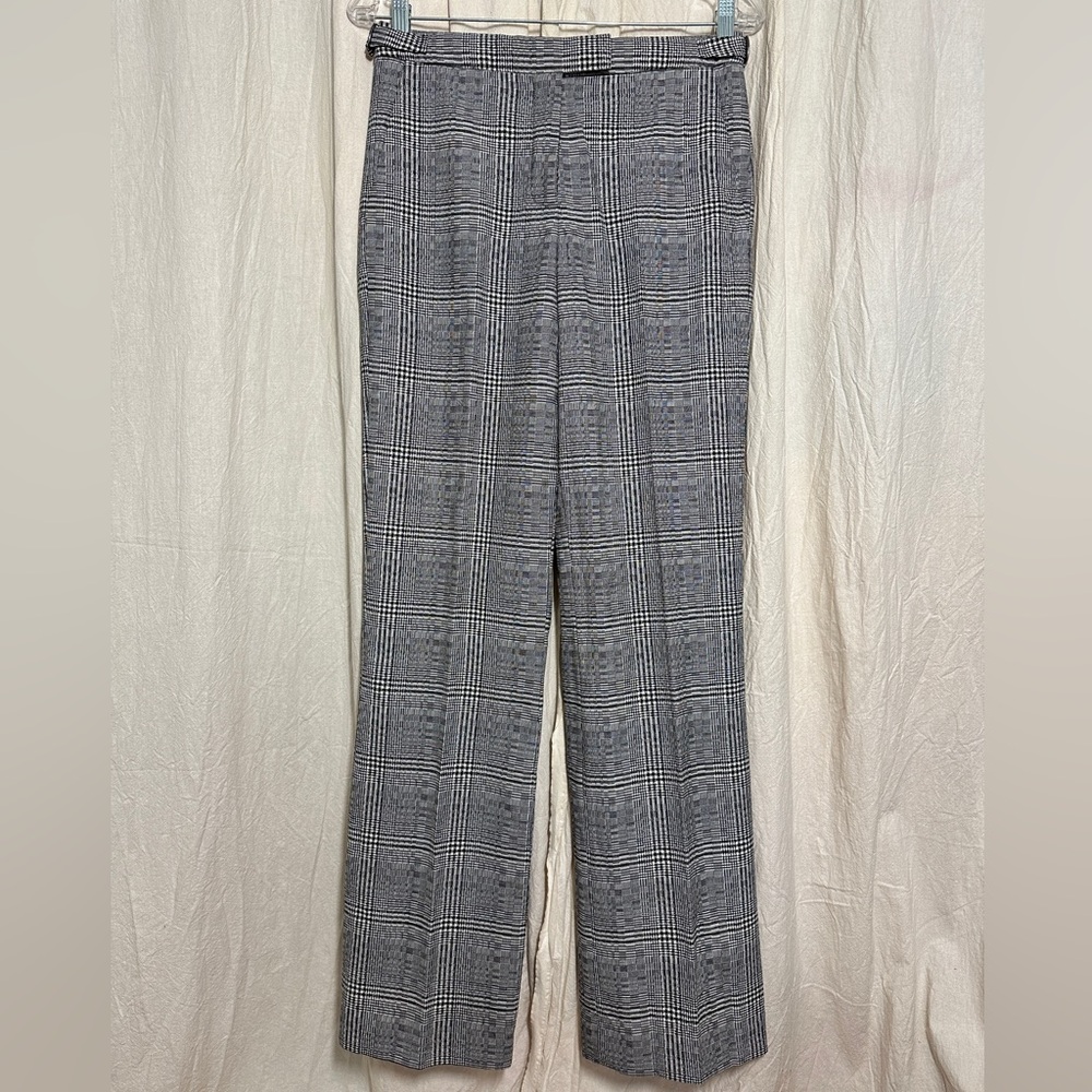 Reiss size 2 plaid houndstooth dress pants